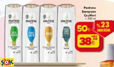 PANTENE ŞAMPUAN ÇEŞİTLERİ 350ML PANTENE ŞAMPUAN ÇEŞİTLERİ 350ML